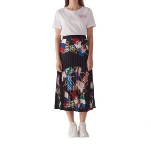 Sandro skirt nautical pattern